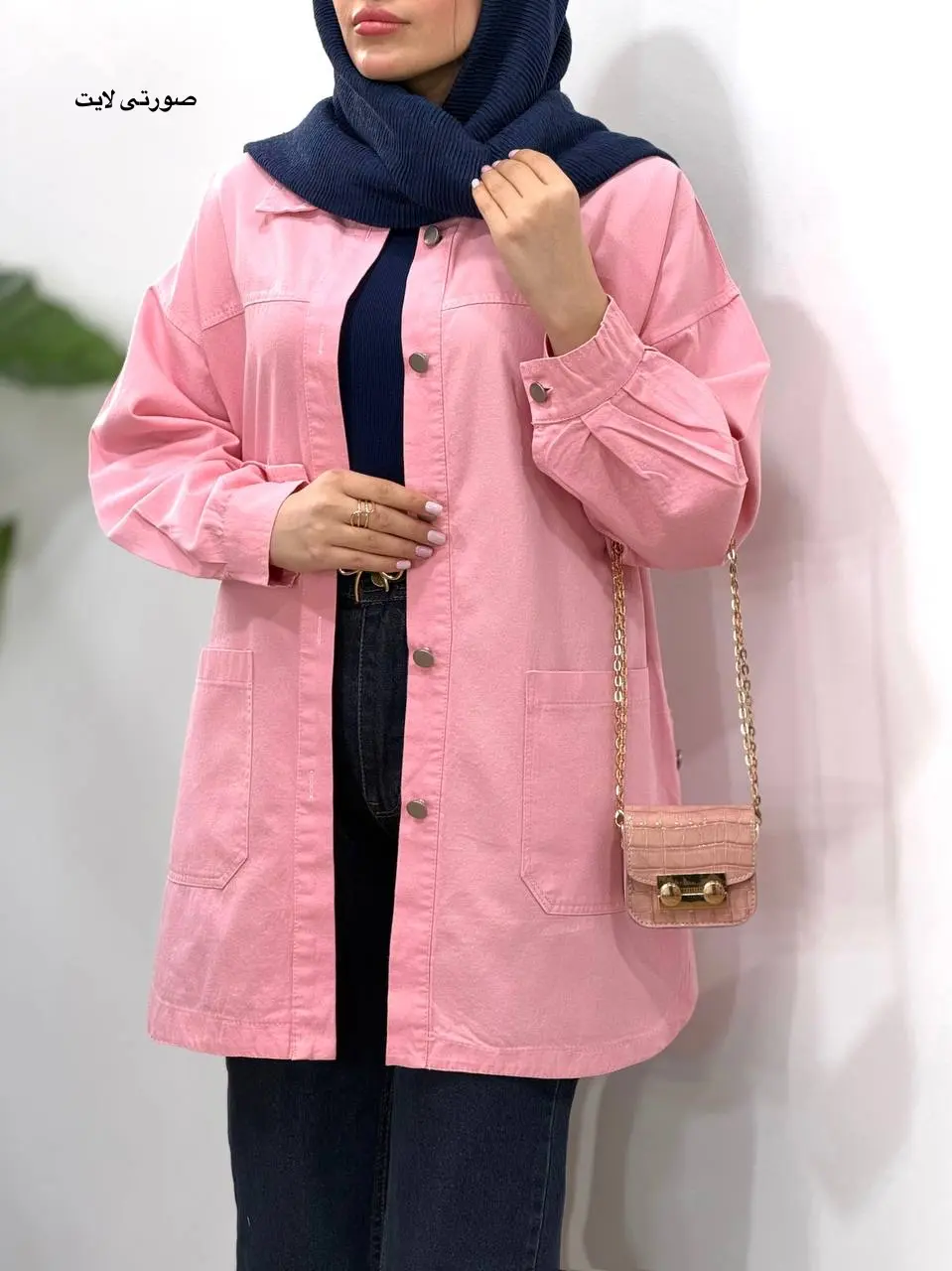 مانتو کتان کاغذی سلین